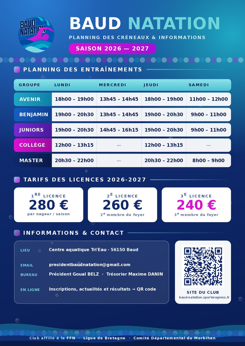ENTRAINEMENT 2026-2027